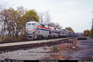 Amtrak #51 at Fishersville